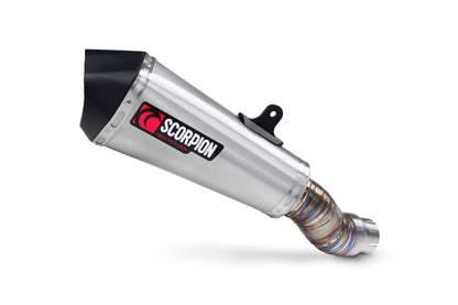 Scorpion RKA148SEO Serket Taper Slip-on Brushed Stainless Steel Sleeve - Ninja ZX-10R - 2021