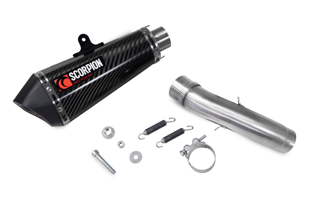 Scorpion RKT92CEO Serket Taper Slip-on Carbon Fibre Sleeve 390 Duke - 2021