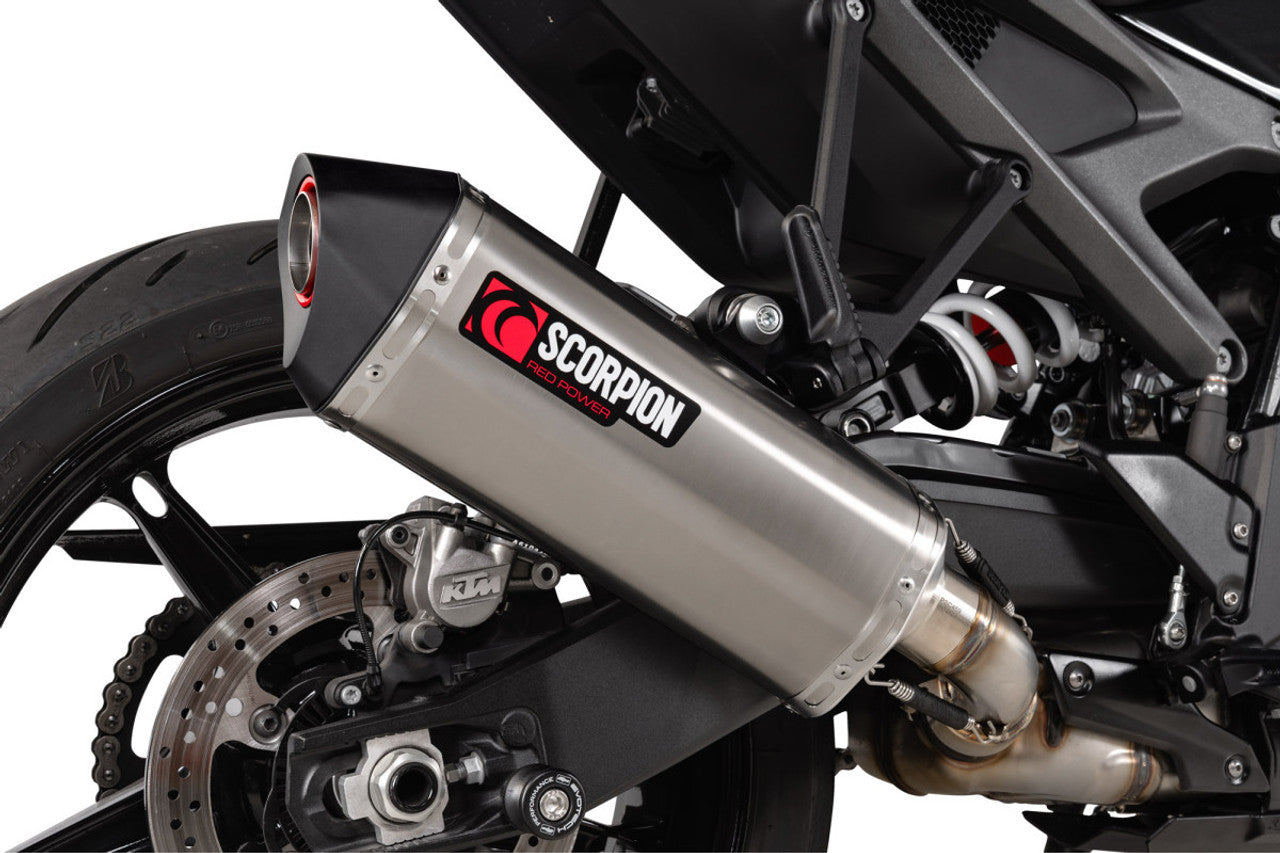 Scorpion RKT96TEO Serket Parallel Slip-on Titanium Sleeve - KTM 990 Duke - 2024-2025