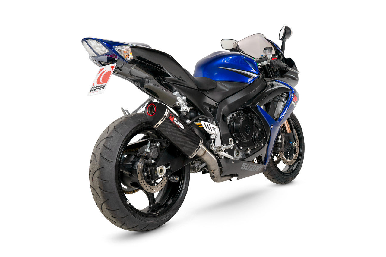 Scorpion RSI128CEO Serket Parallel Slip-on Carbon Fibre Sleeve - GSX-R600 / GSX-R750 - 2006