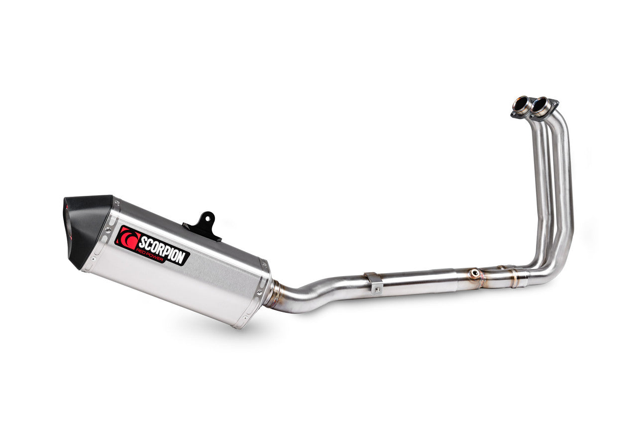 Scorpion RSI129SYSSEO Serket Parallel Full System Stainless Steel Sleeve - GSX-8S - 2023