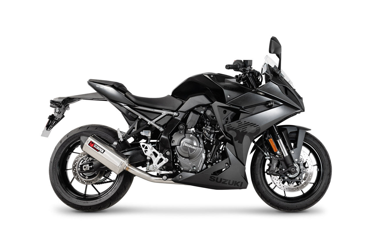 Scorpion RSI130SYSSEO Serket Parallel Full System Stainless Steel Sleeve - GSX-8R - 2024