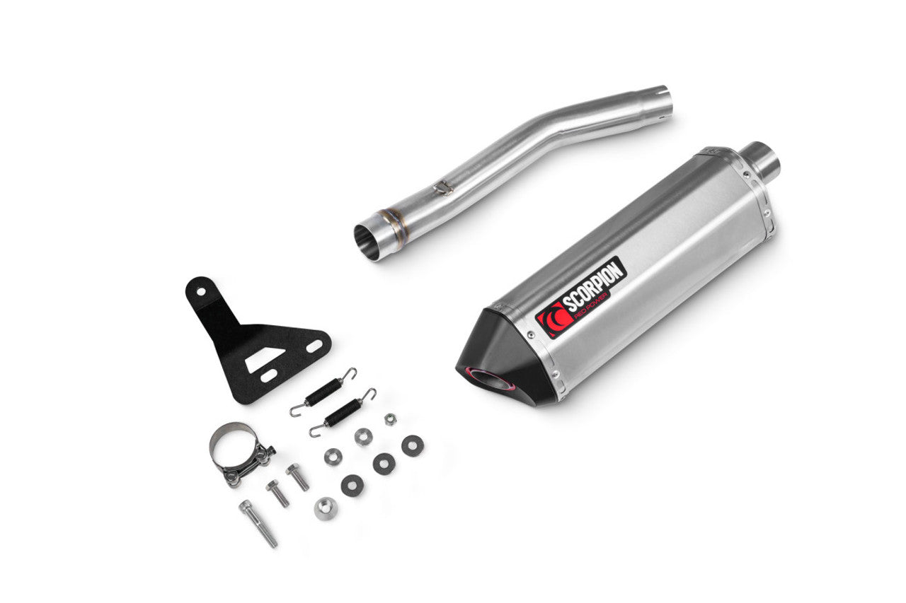 Scorpion RTR95SEO Serket Parallel Slip-on - Brushed Stainless Sleeve - Triumph Tiger 900 (all Variants) 2024-2025