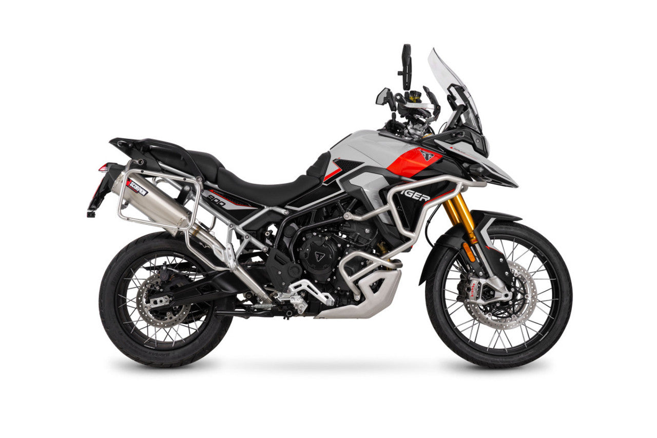 Scorpion RTR95TEO Serket Parallel Slip-on - Titanium Sleeve - Triumph Tiger 900 (all Variants) 2024-2025