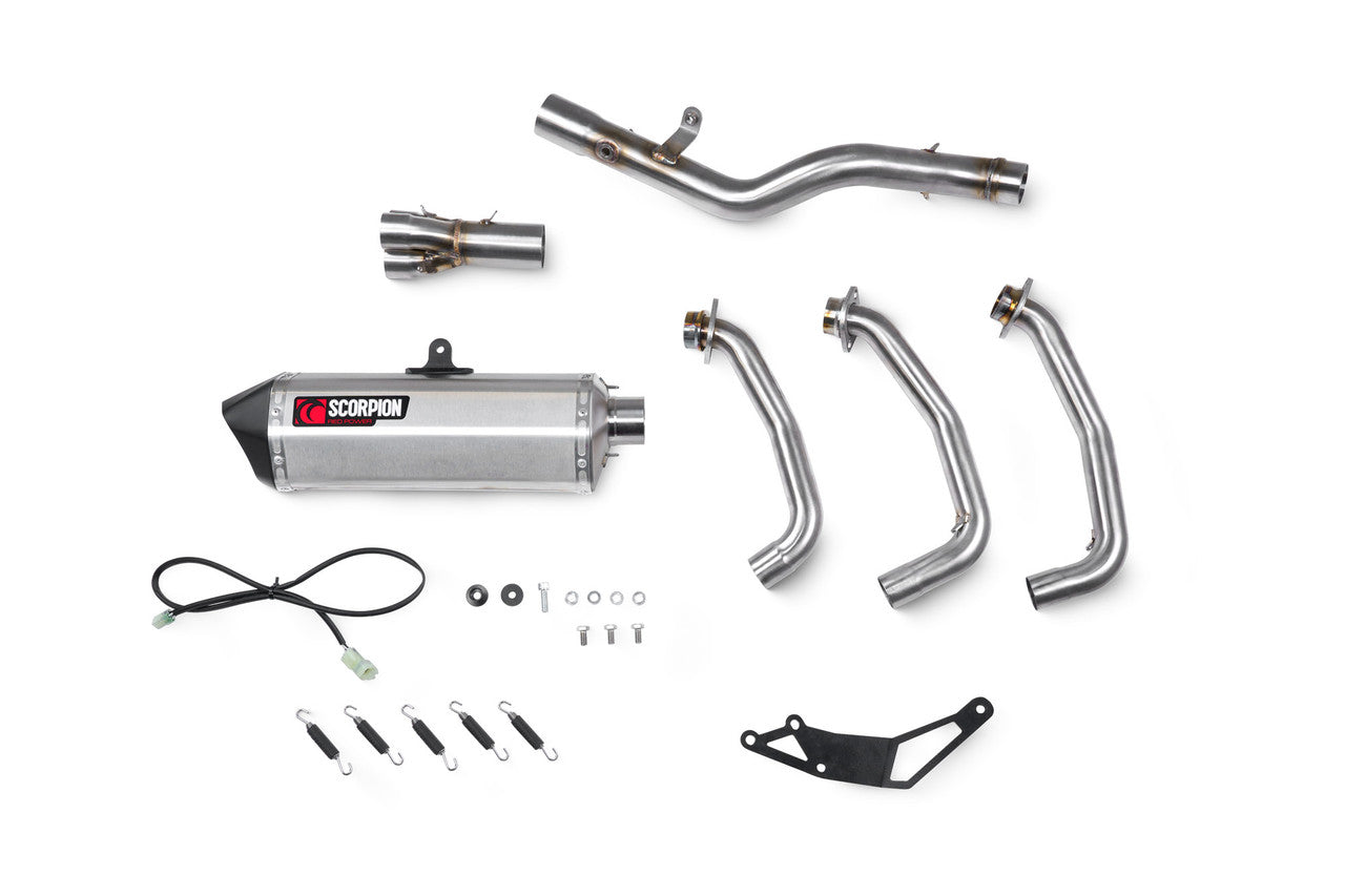 Scorpion RYA128SYSSEO Serket Parallel Full System Stainless Steel Sleeve Tracer 9 Including GT & GT+ - 2021