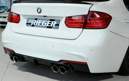 Rieger BMW 3 Series F30 F31 Rear Quad Diffuser (Inc. 320i, 335i & 340i) - ML Performance EU