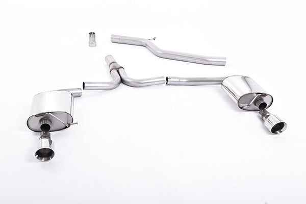 Milltek SSXAU298 Audi Cat-Back Dual Outlet  (Inc. A4, A5)