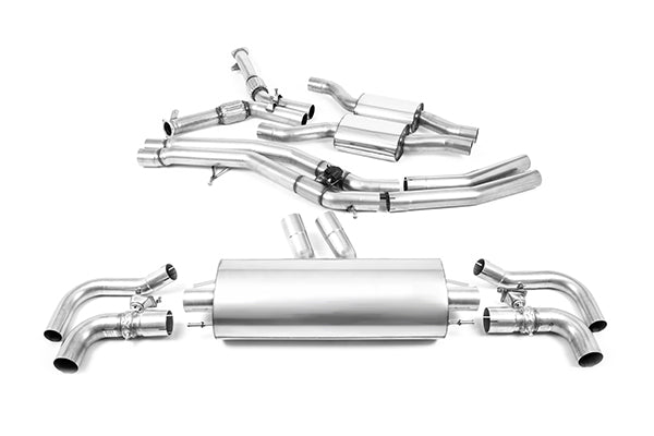 Milltek SSXAU957 Audi Particulate Filter-back Resonated - No Cutting Required (Inc. Q8)