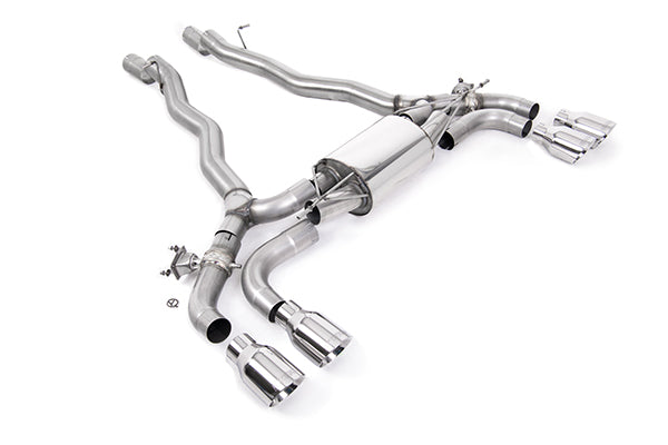 Milltek SSXBM1174 BMW Centre Resonator / OPF/GPF Back System With Polished GT-100 Trims