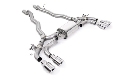Milltek SSXBM1174 BMW Centre Resonator / OPF/GPF Back System With Polished GT-100 Trims