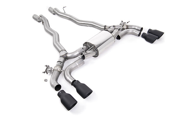 Milltek SSXBM1175 BMW Centre Resonator / OPF/GPF Back System With Cerakote Black GT-100 Trims