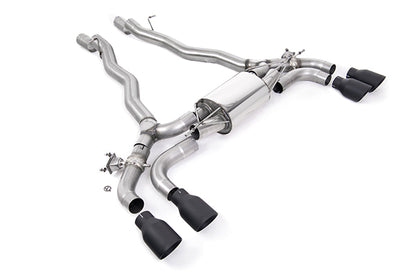 Milltek SSXBM1175 BMW Centre Resonator / OPF/GPF Back System With Cerakote Black GT-100 Trims