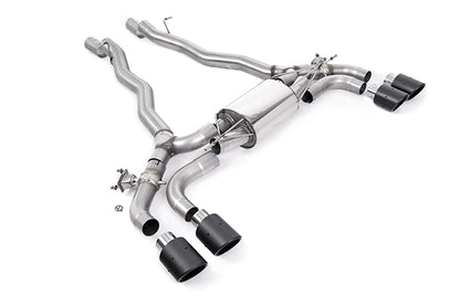 Milltek SSXBM1178 BMW Centre Resonator / OPF/GPF Back System With Carbon Jet-100 Trims 
