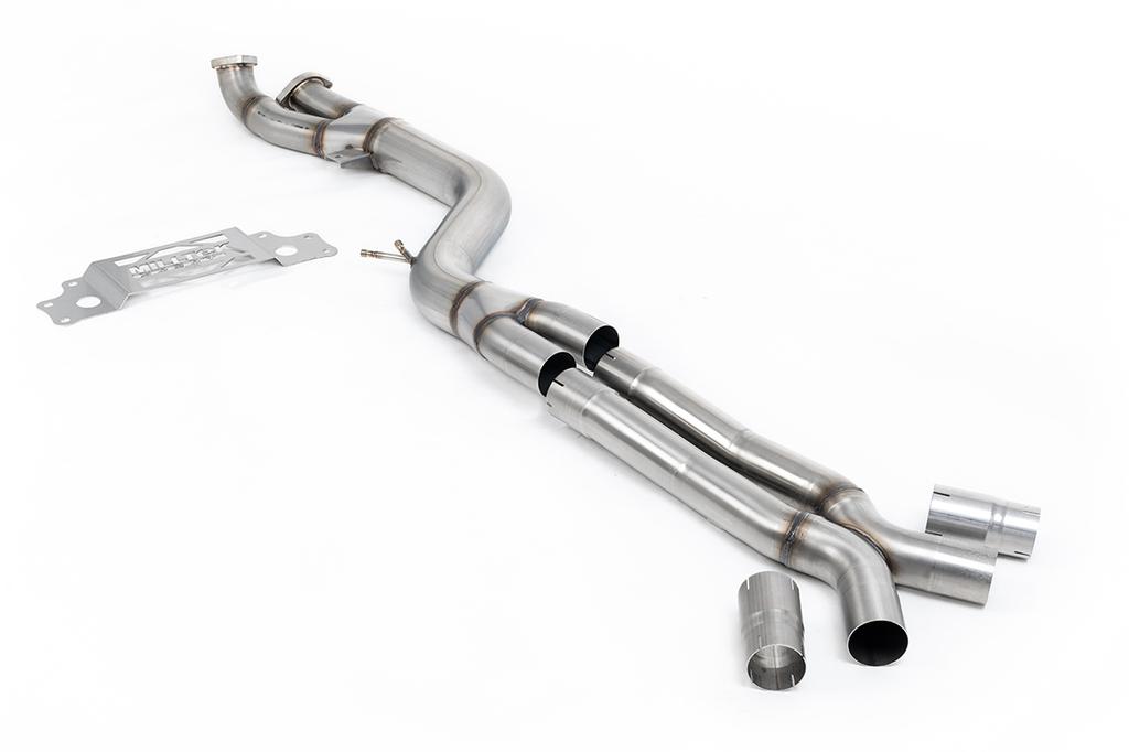 MillTek-SSXBM1327-GPF/OPF Bypass OPF/GPF Bypass Single Pipe 102mm - With X Pipe to OE Axle Back Only | ML Performance Car Parts