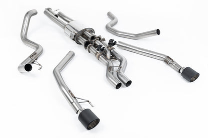 Milltek SSXFD452 Ford Valved Cat-Back With Jet-115 Carbon Tips (Inc. Ranger)