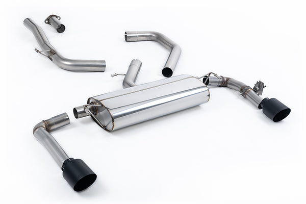Milltek SSXHY174 Hyundai / Kia OPF/GPF Back System With GT-115 Cerakote Black Trims (Inc. Ceed)