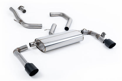 Milltek SSXHY174 Hyundai / Kia OPF/GPF Back System With GT-115 Cerakote Black Trims (Inc. Ceed)
