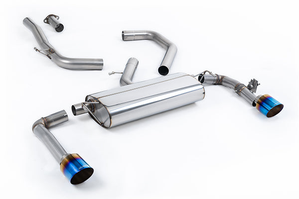 Milltek SSXHY176 Hyundai / Kia OPF/GPF Back System With GT-115 Burnt / Blue Titanium Trims (Inc. Ceed)