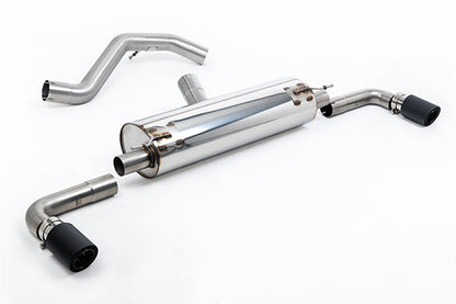 Milltek SSXINE110 INEOS Resonated System With Jet-90 Carbon Tips(Oe  (Inc. Grenadier)