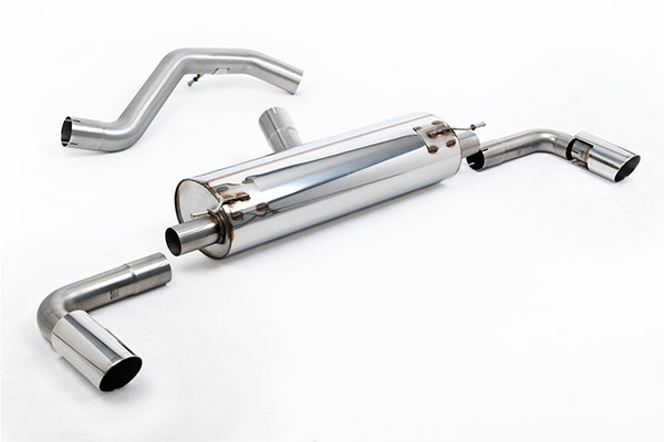 Milltek SSXINE113 INEOS Resonated System With Premium GT-90 Polished Tips (Hidden Clamp Tip)(Oe  (Inc. Grenadier)
