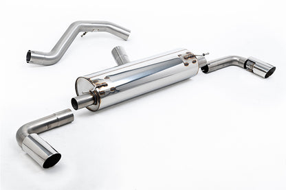 Milltek SSXINE113 INEOS Resonated System With Premium GT-90 Polished Tips (Hidden Clamp Tip)(Oe  (Inc. Grenadier)