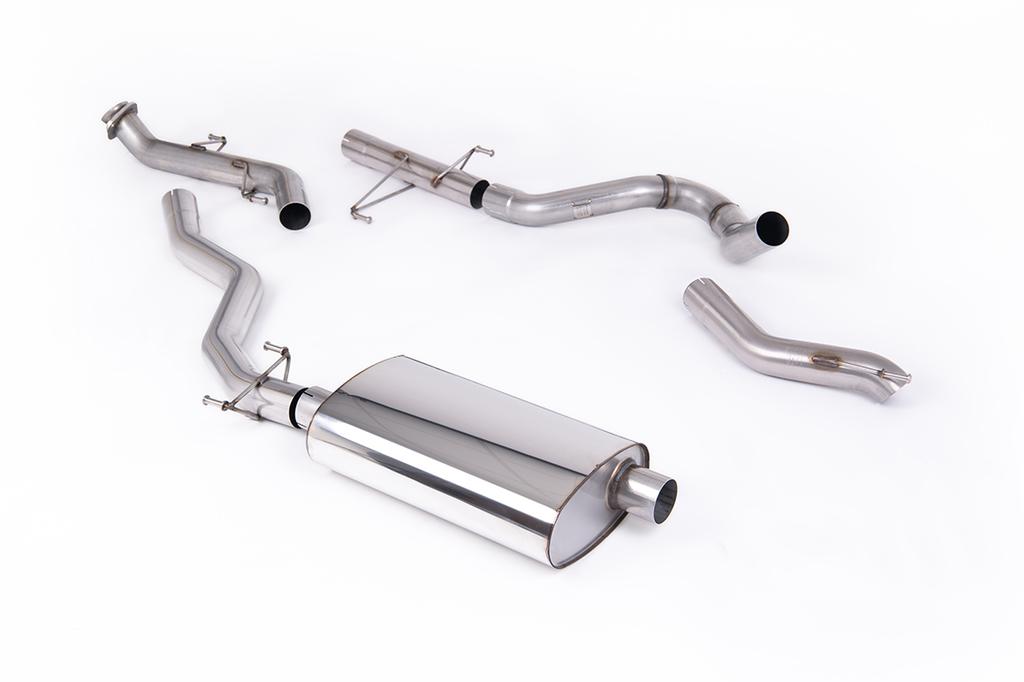 MillTek-SSXTY212-Cat-back Non-Resonated (Louder) Catback with High Clearance Outlet | ML Performance Car Parts