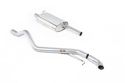 Milltek SSXVW201 Volkswagen Resonated (Quieter) - Discrete Outlet (Inc. Transporter \ Caravelle)