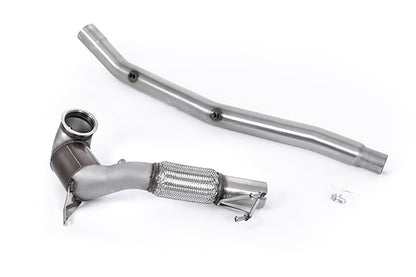 Milltek SSXVW673 Audi Volkswagen Large Bore Downpipe And Hi-Flow Sports Cat (Inc. S3, Golf)