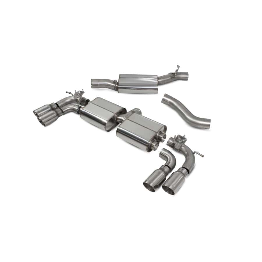 Scorpion Audi S3 2.0T 8V Resonated Cat-back Exhaust System - ML Performance EU