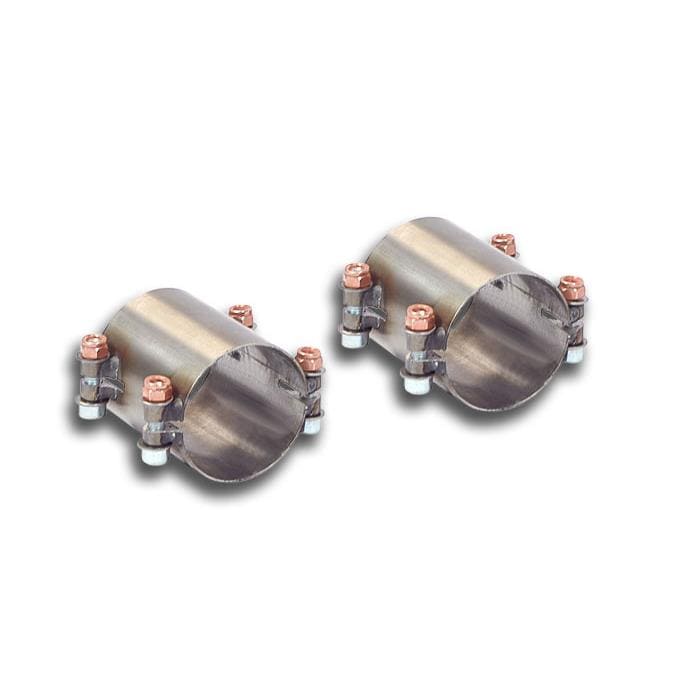 Supersprint Audi BMW Left & Right Sleeve Pipes for Stock Rear Exhaust (Inc. B8 RS4, F82 M4 & E64 M6) - ML Performance EU