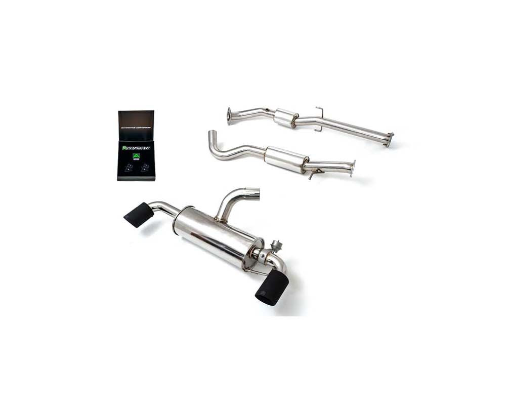 Valvetronic Exhaust System Toyota Yaris GR 2020+ with Matte Black Tips | ML Performance Car Parts