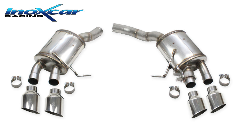 InoXcar VALV.MACAN.10.114R Porsche Macan S Serie Rear Silencer With End Pipe 2 X Diam. 114 Racing R+L + Valve Assembly With Original Electric Engine 1 | ML Performance EU Car Parts