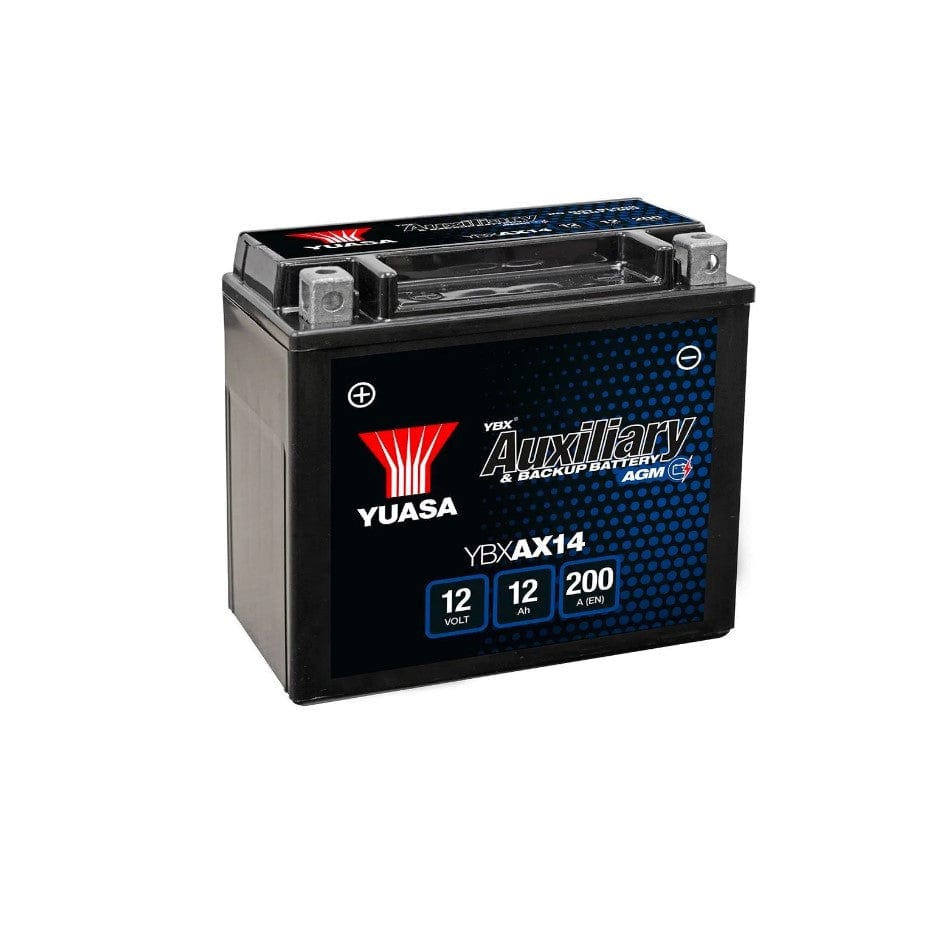 Yuasa YBXAX14 Auxiliary Car Battery 12V 12Ah - ML Performance EU