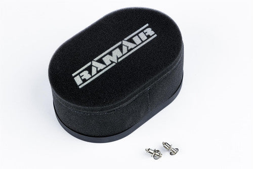 Ramair RS2V2-245-403 Carburettor Foam Air Filter with Blank Baseplate - 65mm Internal Height