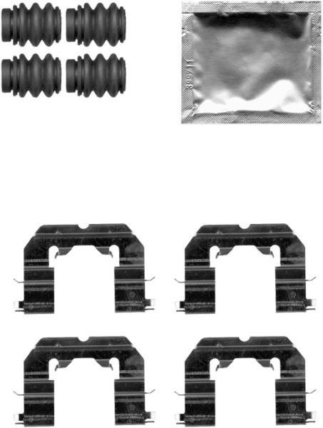 TEXTAR 82517300 Brake Pad Fitting Kit