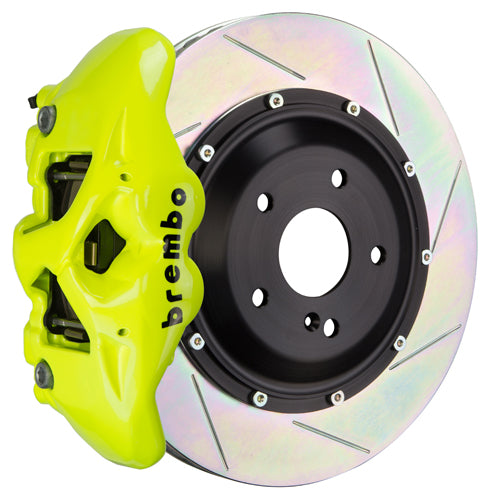 Brembo 2S-.9021A 4-Piston Cast Monobloc Calipers  380mm (15'') 2-Piece Discs Brake Disc (Rear)
