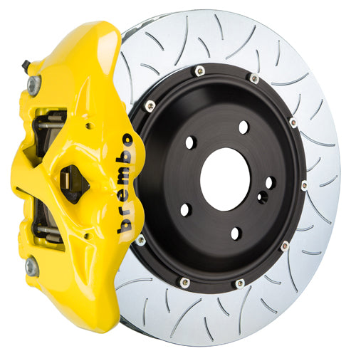 Brembo 2S-.9001A 4-Piston Cast Monobloc Calipers  380x28mm (15'') 2-Piece Discs Brake Disc (Rear)