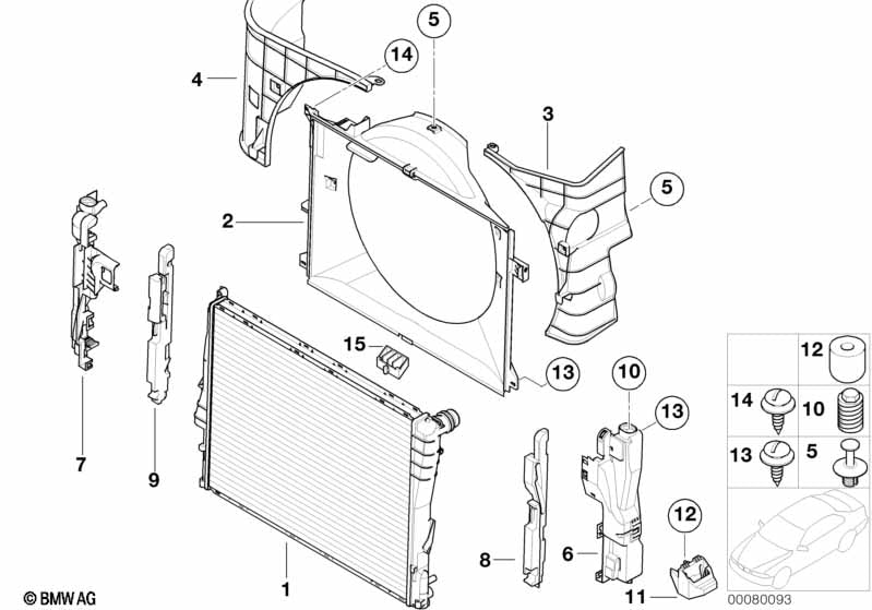 Genuine BMW 17112228946 Air Duct, Right | ML Performance US Car Parts