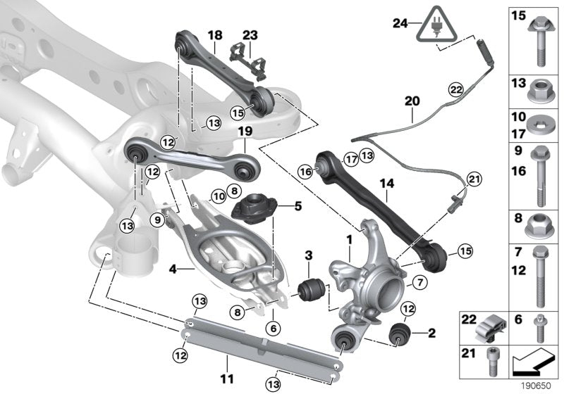 Genuine BMW 33322406290 Repair Kit For Track Control Arm VALUE LINE | ML Performance EU Car Parts