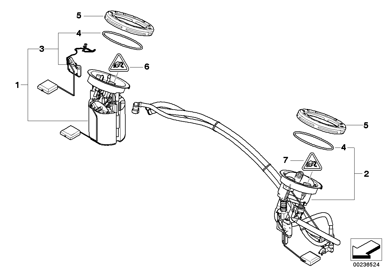 Genuine BMW 16117197076 Repair Kit, Fuel Pump/Fuel Level Sensor Chrome-free CR(VI) | ML Performance EU Car Parts