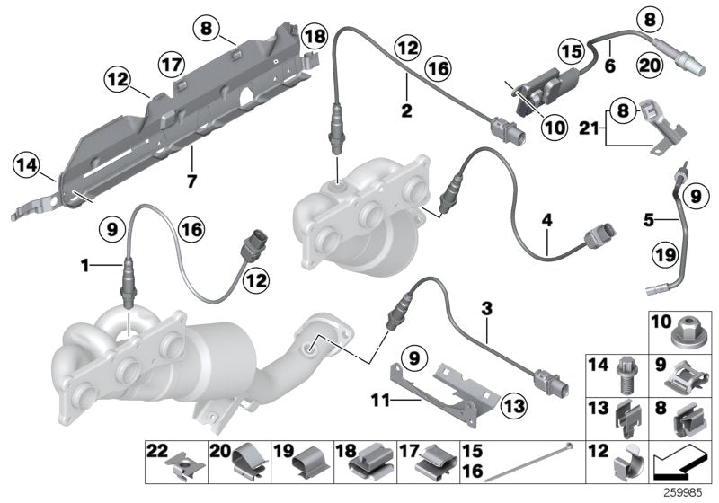 Genuine BMW 11787590402 Nox Sensor | ML Performance EU Car Parts