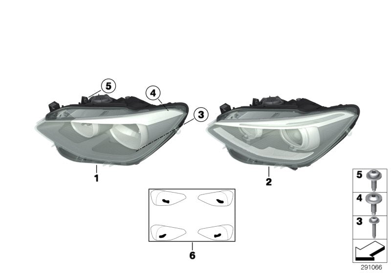 Genuine BMW 63117229685 Headlight Left | ML Performance EU Car Parts