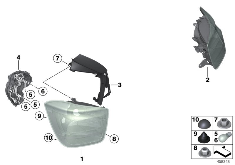 Genuine BMW 63217241544 Tail Light Right | ML Performance EU Car Parts