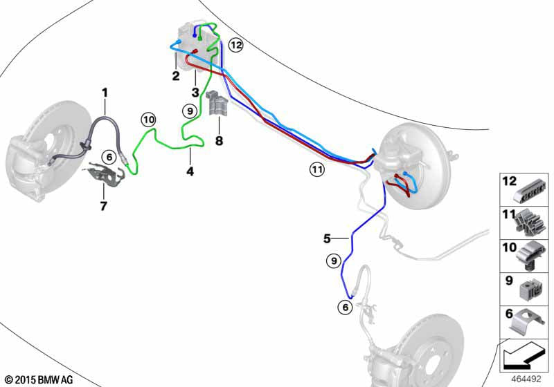 Genuine BMW 34306894453 Brake Hose Front | ML Performance EU Car Parts