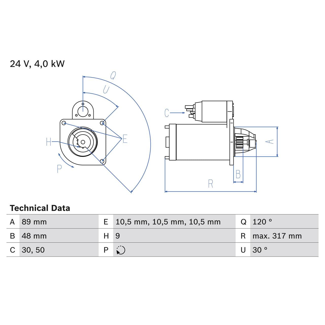 BOSCH 0986017990 Starter