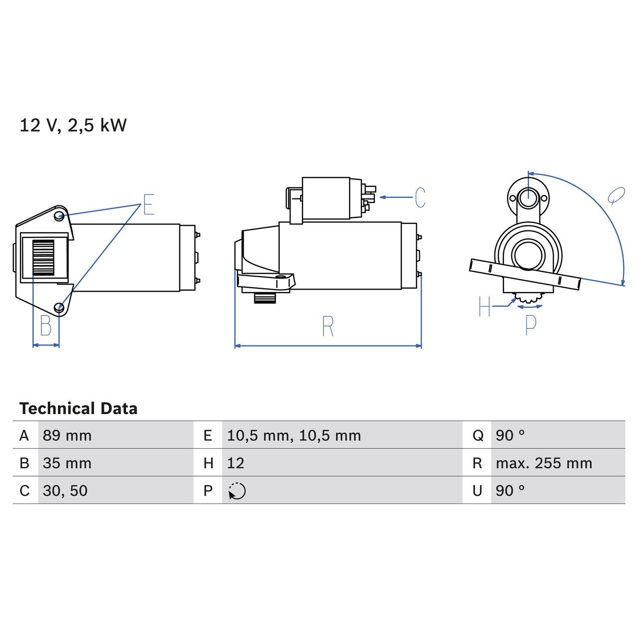 BOSCH 0986027010 Starter