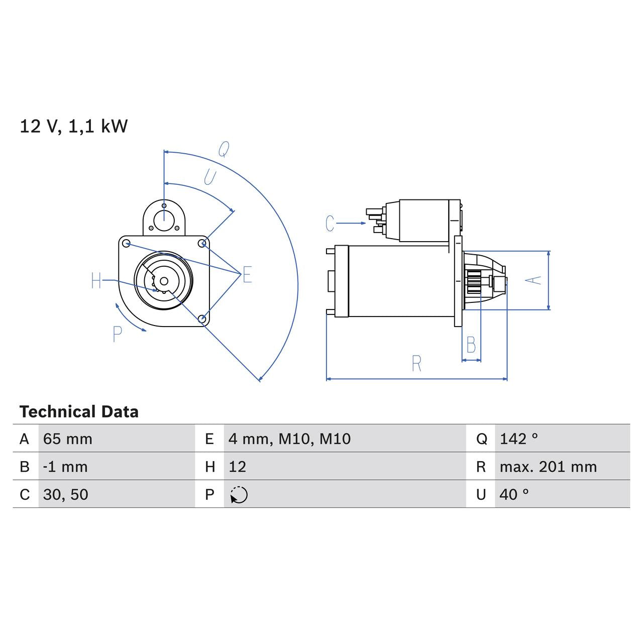 BOSCH 0986021741 Starter