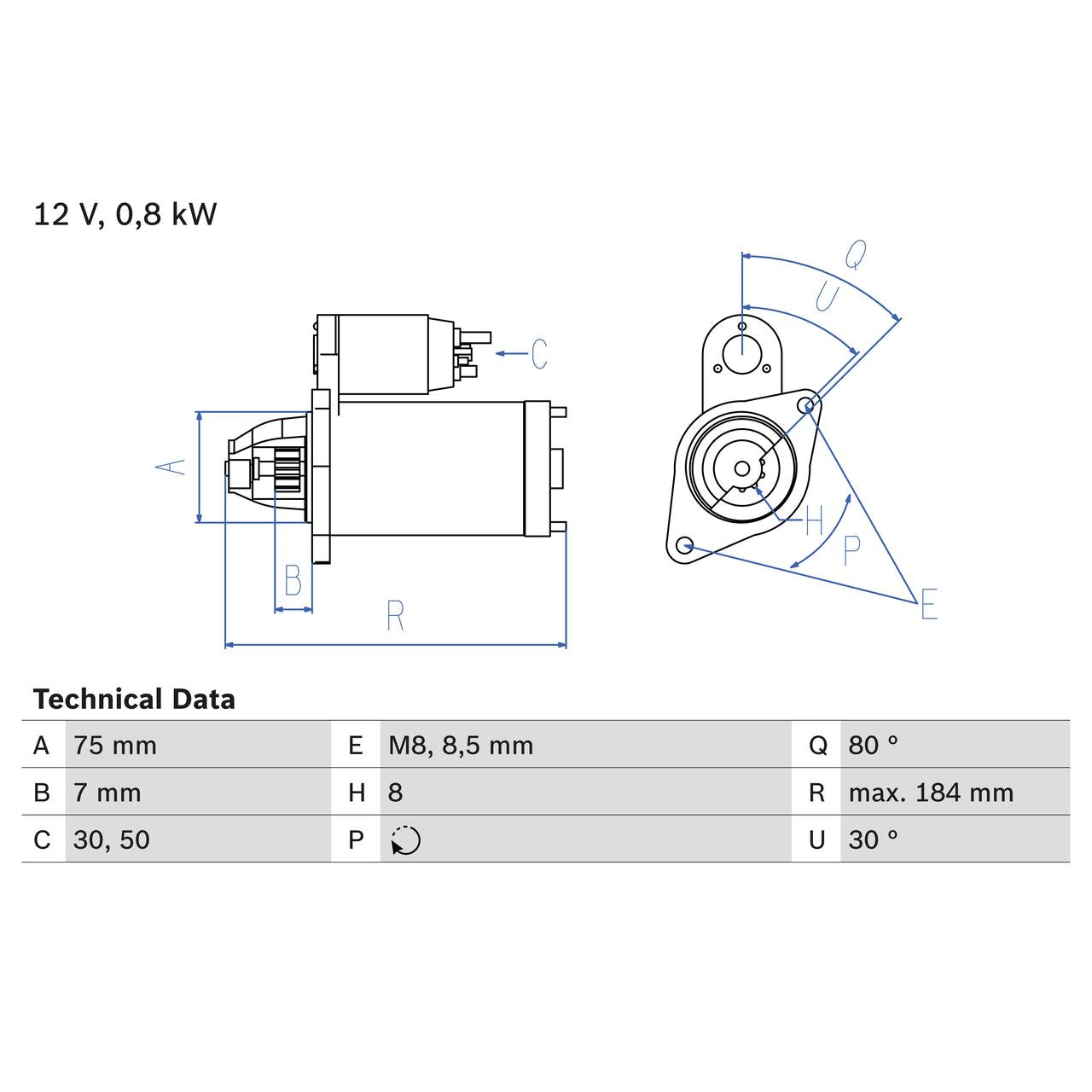 BOSCH 0986023880 Starter