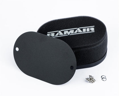 Ramair RS2V2-245-401 Carburettor Foam Air Filter with Blank Baseplate - 25mm Internal Height