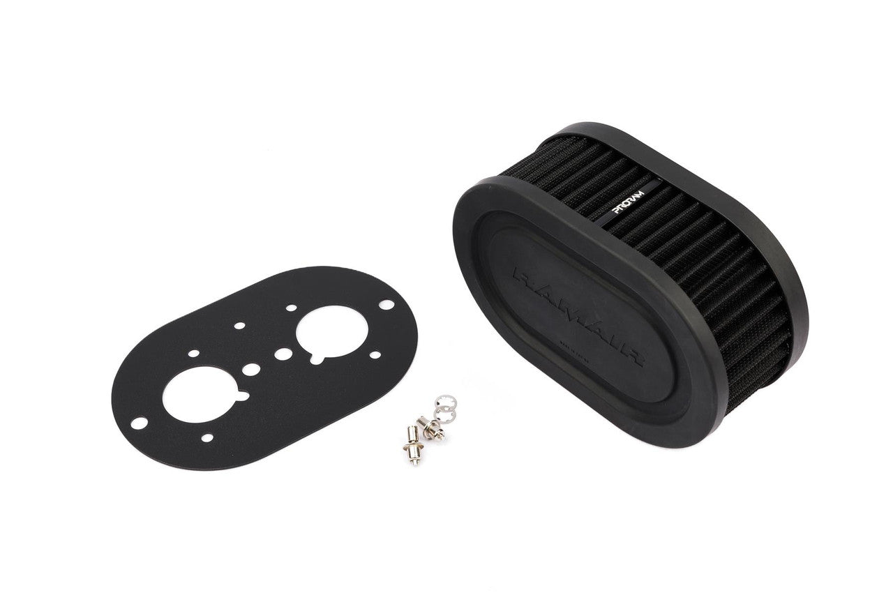 Ramair Pleated Carburettor Air Filter Baseplate to fit Weber 40 IDF -65mm Int Height | ML Performance Car Parts